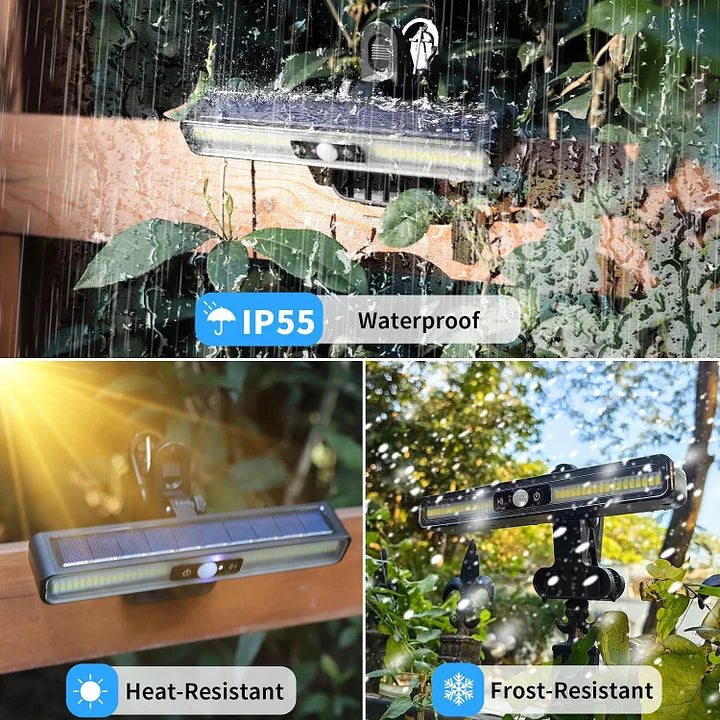 Clip On Solar Motion Lights Outdoor Waterproof