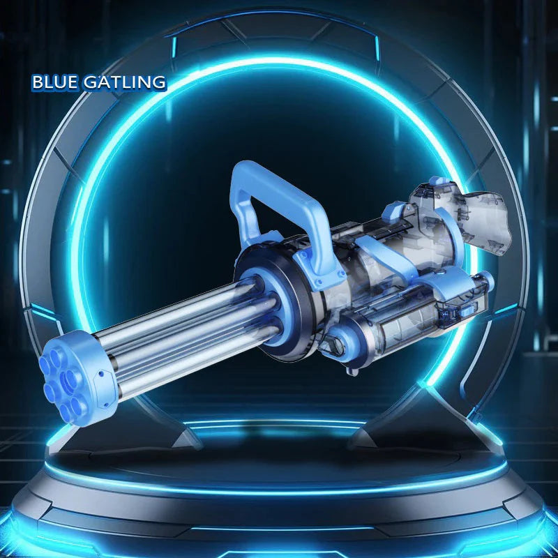 👑#1 BEST SELLER🔥 Automatic Rotating Electric Gatling Water Gun with Light Effect