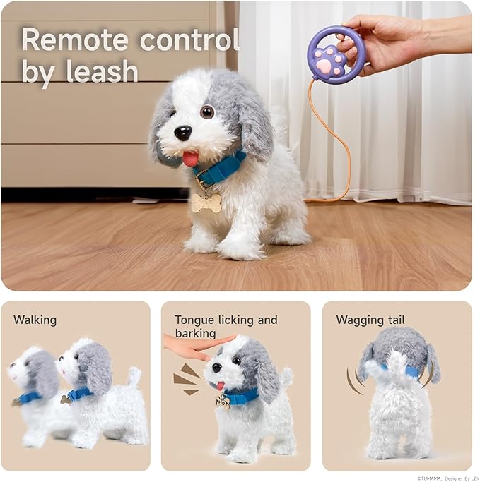 π50% OFF For a Limited Time Only!π - Walking Barking Toy Dog with Remote Control Leash