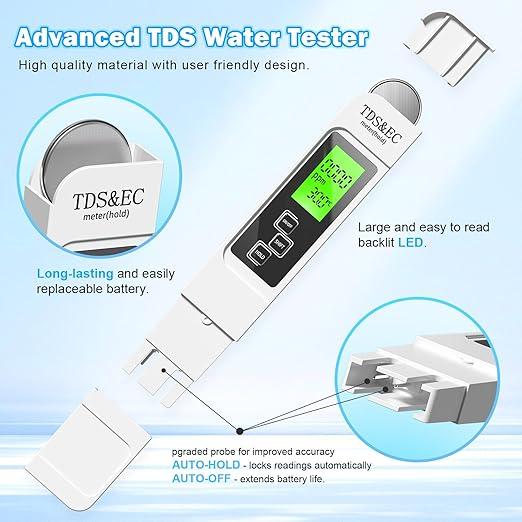 💥LAST DAY SALE 49% OFF💥 All-New 4 in 1 Tds Meter Digital Water Tester