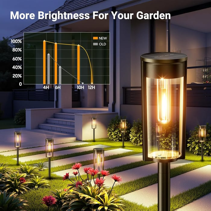 🔥Hot Sale 49% OFF✨ Solar Pathway Lights