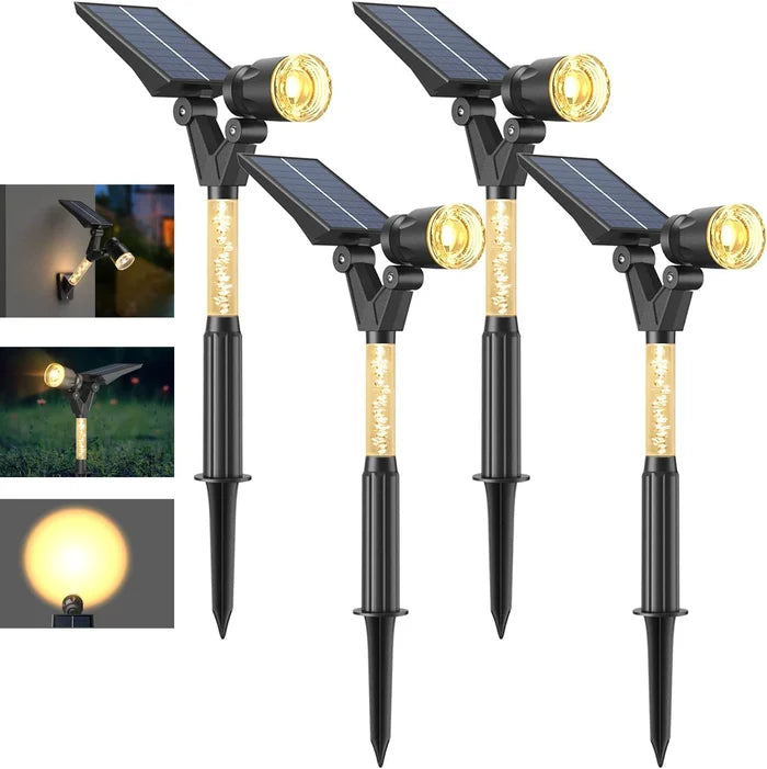 đ„EARLY SUMMER SALE 59% OFFâĄă2 PACKS/SETăSolar Garden Spotlight-Wall Mounted & Ground Insert