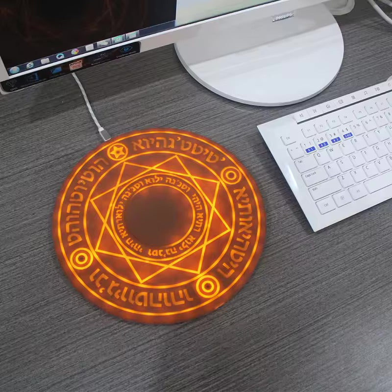 Creative Pattern Magic Array Wireless Charging Pad With Sound Effect