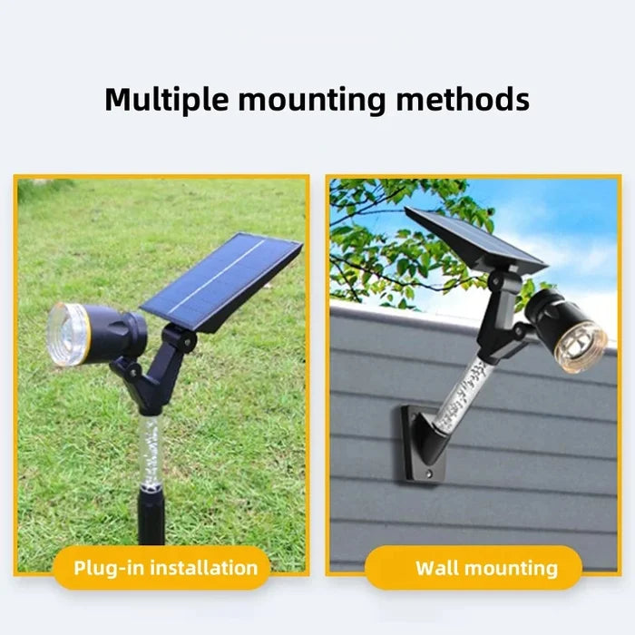 đ„EARLY SUMMER SALE 59% OFFâĄă2 PACKS/SETăSolar Garden Spotlight-Wall Mounted & Ground Insert