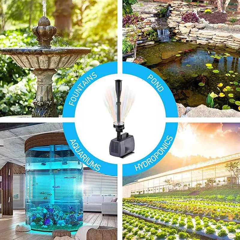 🔥SAVE 49% OFF🔥 Fountain pump with LED color lighting