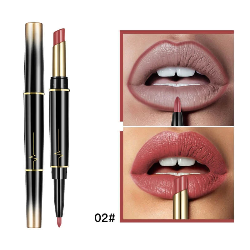 16 Color Long Lasting Lipstick Lipstick + Lip Liner Combo