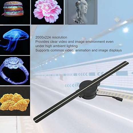 🎅Christmas Sale 50% OFF🎄💥 3D Hologram LED Fan Projector🎅
