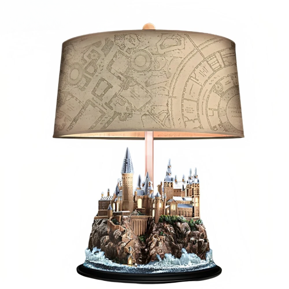 Magical Castle Table Lamp with Illuminated School Design