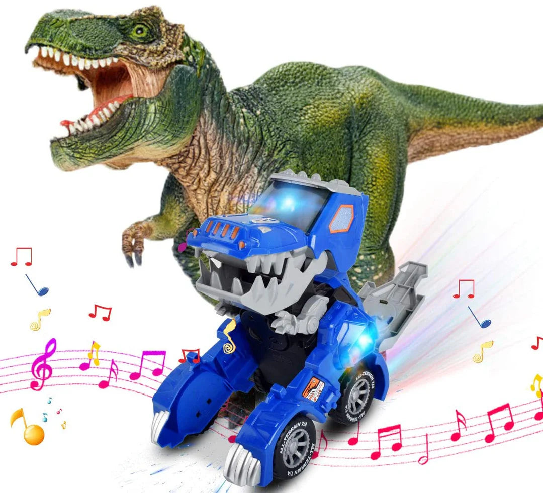 🎁 50% OFF🎁 Transforming Dinosaur LED SUV Car