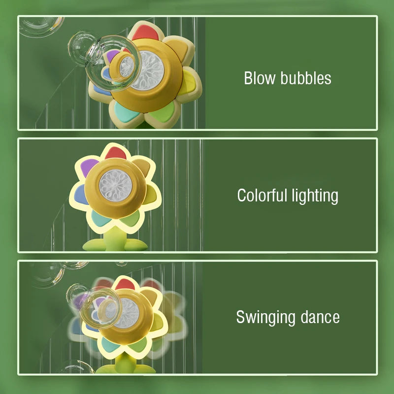 Dancing Sunflower Automatic Bubble Machine for Kids