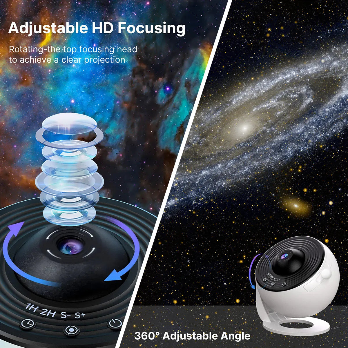 13-in-1 Star and Aurora Galaxy Projector for Bedroom