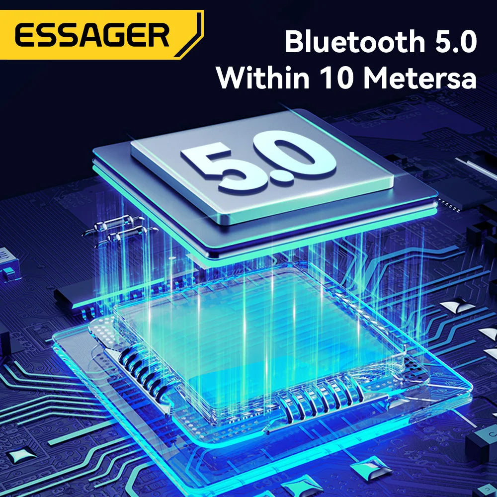 Essager Mini Bluetooth Speaker: Portable, Powerful Sound with LED Modes