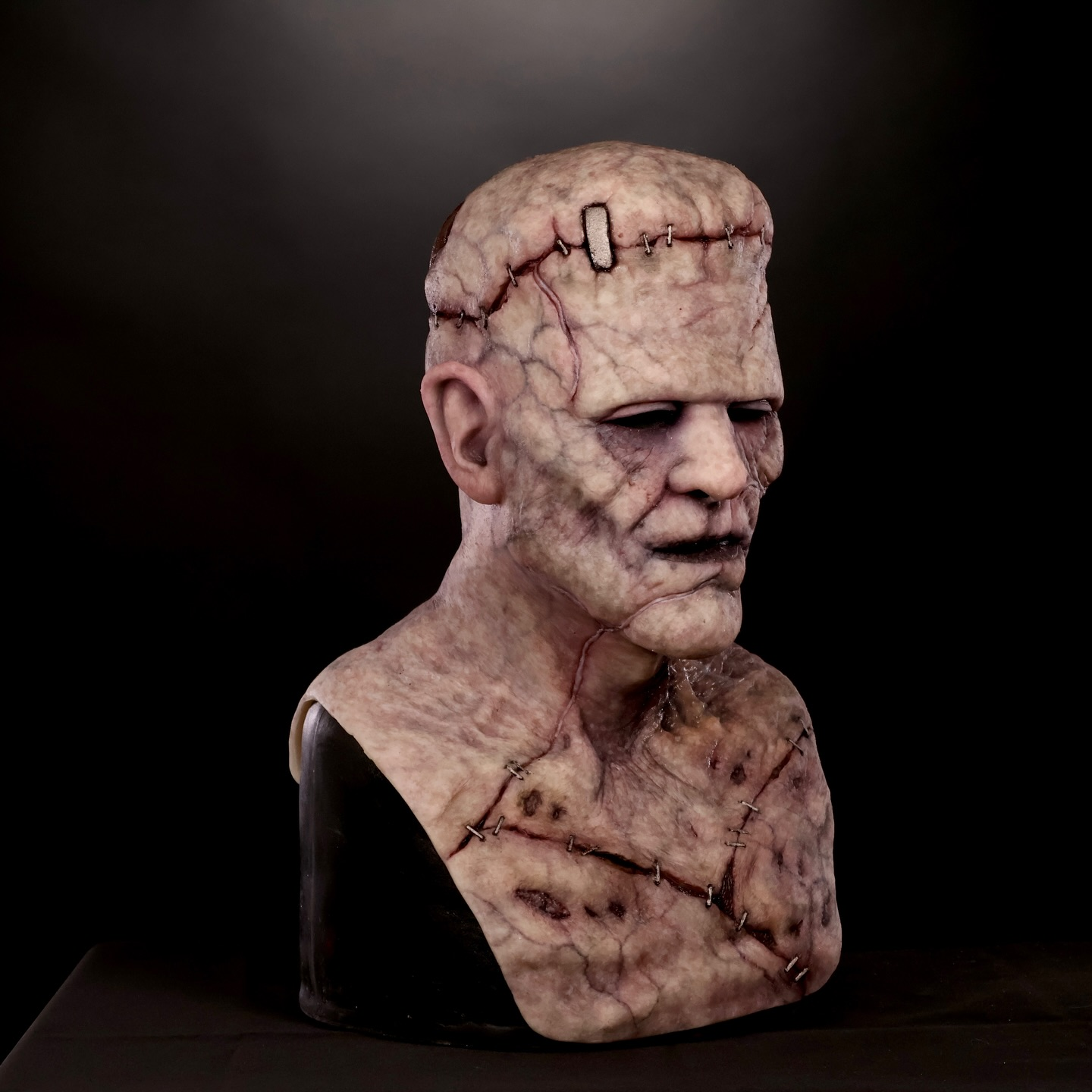 💀Frankenstein Themed Horror Mask - Hyperreal Disguise Mask for Halloween