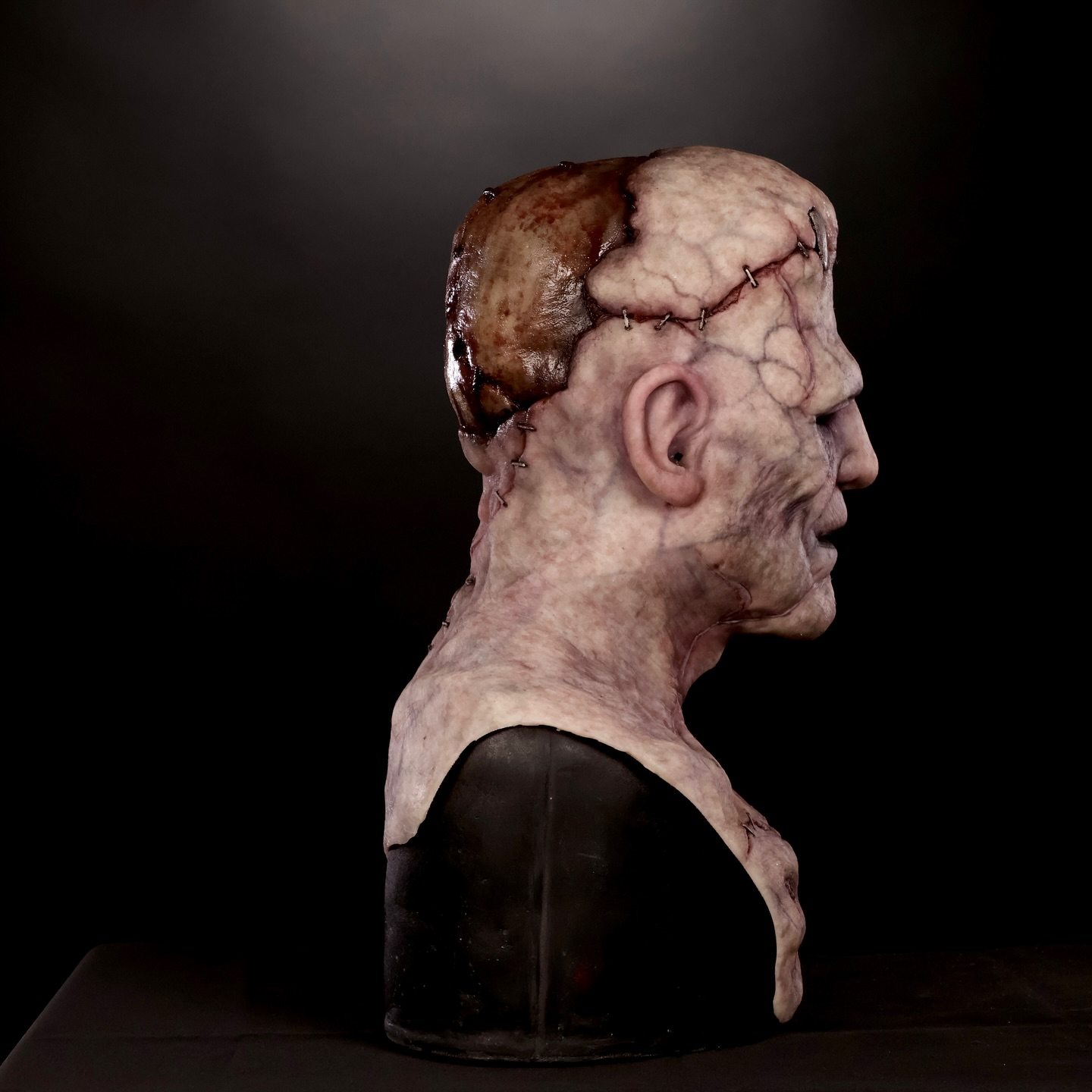 💀Frankenstein Themed Horror Mask - Hyperreal Disguise Mask for Halloween