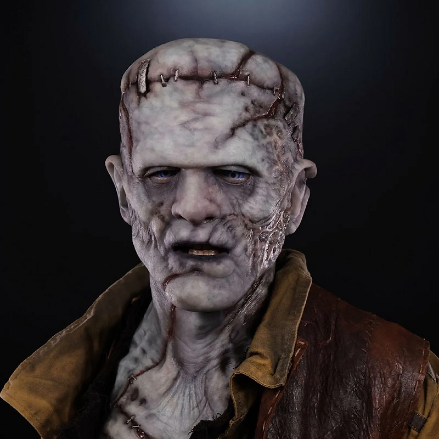 💀Frankenstein Themed Horror Mask - Hyperreal Disguise Mask for Halloween