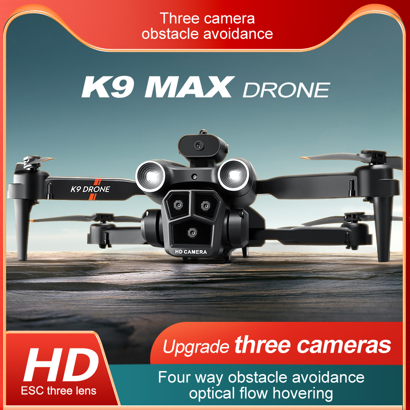✨NEW - Drone with 4K Camera, 3 Cameras And 360° Obstacle Avoidance, Optical Flow Positioning, One-click Take Off/landing with Auto Return, Smart Follow Function, Waterproof!