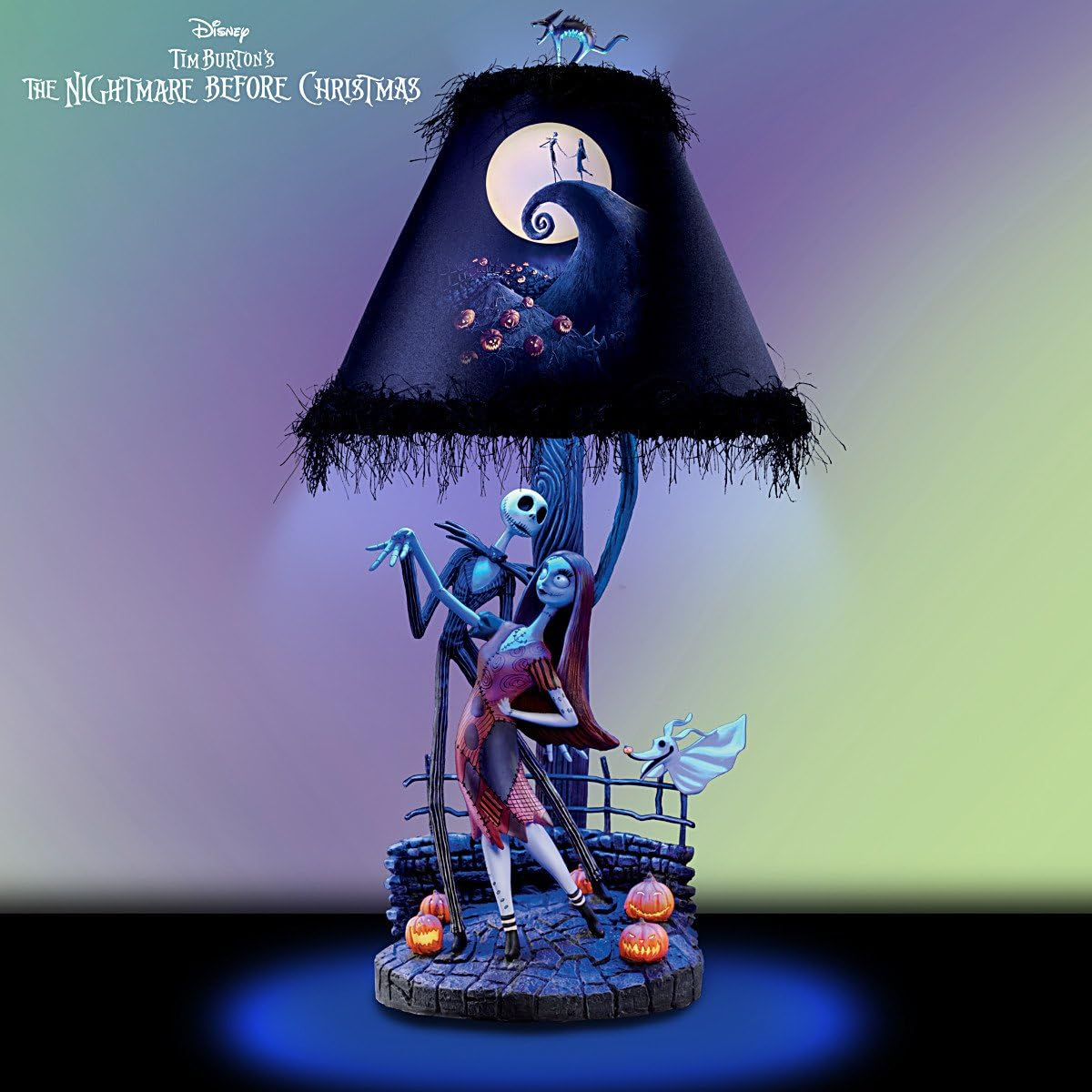 Tim Burton NIGHTMARE BEFORE CHRISTMAS Moonlight Lamp NEW