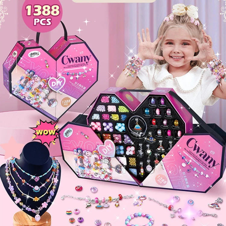 🎅Early Christmas Sale 50% OFF 🎁 Girls Charm Bracelet Making Kit