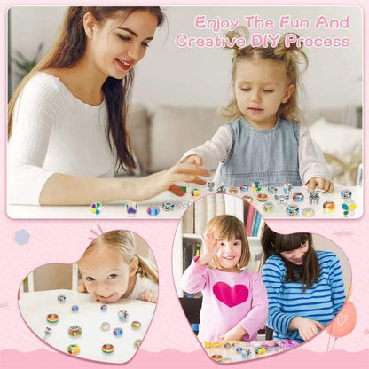 🎅Early Christmas Sale 50% OFF 🎁 Girls Charm Bracelet Making Kit