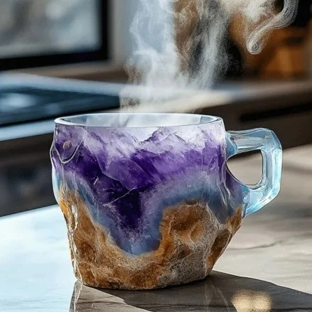 🌲Early Christmas Sale  ✨️2024 New Mineral Crystal Coffee Mugs☕