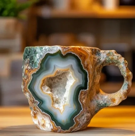 🌲Early Christmas Sale  ✨️2024 New Mineral Crystal Coffee Mugs☕