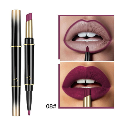 16 Color Long Lasting Lipstick Lipstick + Lip Liner Combo