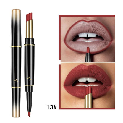 16 Color Long Lasting Lipstick Lipstick + Lip Liner Combo