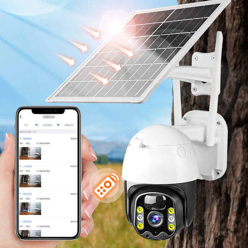 🔥SAVE 49% OFF🎥  Smart Wireless Solar Surveillance Camera