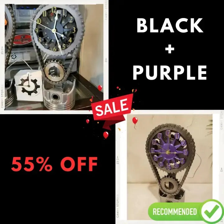 🎁PRE-SALE 50% OFF🔥MOTORIZED ROTATING CHAIN CLOCK