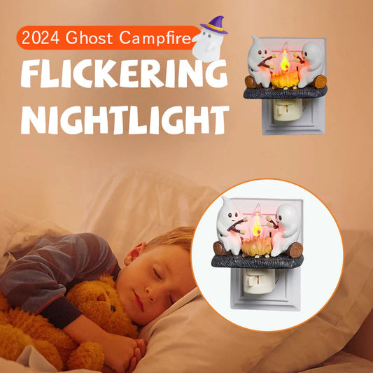 🎃Early Halloween Specials 49% ✨ 2024 Ghost Campfire Flickering Nightlight🔥