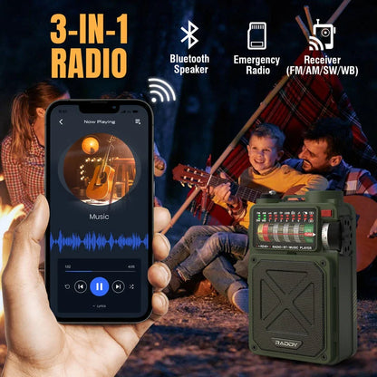 🔥 Last Day 65% OFF🔥 3-in-1 Retro AM/FM/SW/WB Radio