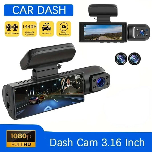 1080P Car DVR Dash Cam Camera Video Recorder Dual Lens 150 Wide-Angle