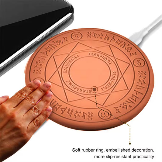 Creative Pattern Magic Array Wireless Charging Pad With Sound Effect