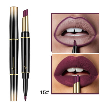 16 Color Long Lasting Lipstick Lipstick + Lip Liner Combo