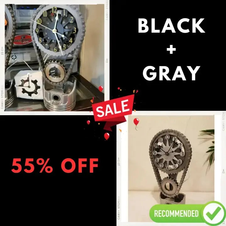 🎁PRE-SALE 50% OFF🔥MOTORIZED ROTATING CHAIN CLOCK