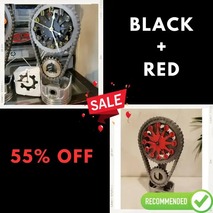 🎁PRE-SALE 50% OFF🔥MOTORIZED ROTATING CHAIN CLOCK