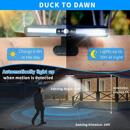 Clip On Solar Motion Lights Outdoor Waterproof