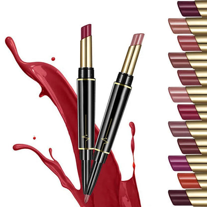 16 Color Long Lasting Lipstick Lipstick + Lip Liner Combo