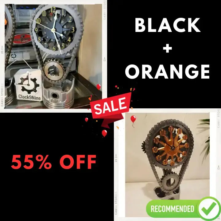 🎁PRE-SALE 50% OFF🔥MOTORIZED ROTATING CHAIN CLOCK