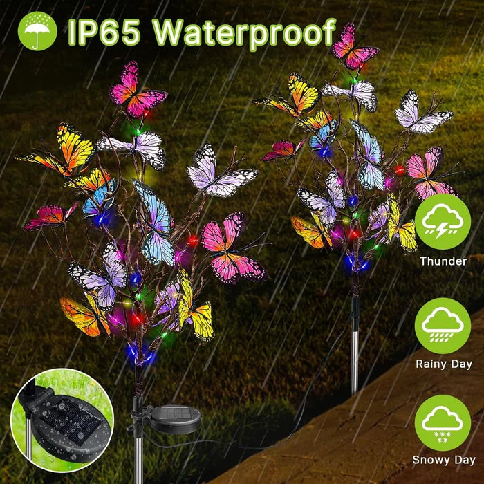 🦋Solar Outdoor Butterfly Lights💐