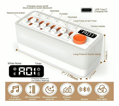 🔥Last Day Promotion 50% OFF🔥 Customized White Noise Sleep Speaker