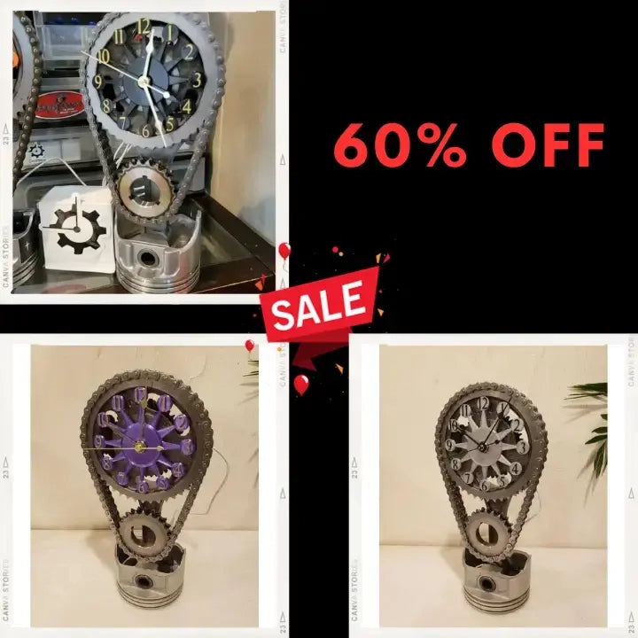 🎁PRE-SALE 50% OFF🔥MOTORIZED ROTATING CHAIN CLOCK