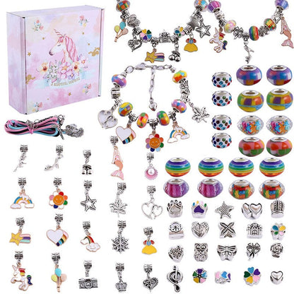 🎅Early Christmas Sale 50% OFF 🎁 Girls Charm Bracelet Making Kit