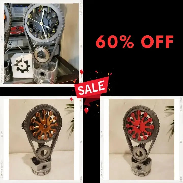 🎁PRE-SALE 50% OFF🔥MOTORIZED ROTATING CHAIN CLOCK