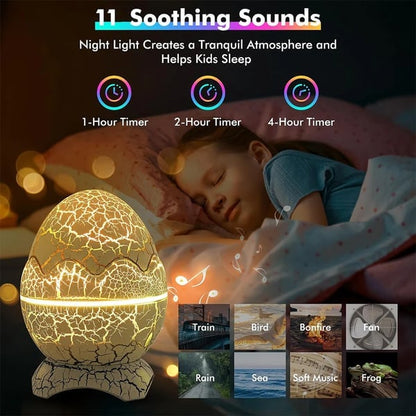 🎄Christmas Vintage Decor String Light - Dinosaur Egg Star Projector Light🌟