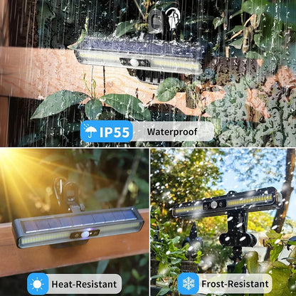 Clip On Solar Motion Lights Outdoor Waterproof