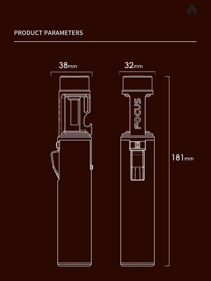 🔥Hottest Winter Sale – Up to 60% Off - Airbrush Windproof Lighter