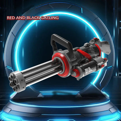 👑#1 BEST SELLER🔥 Automatic Rotating Electric Gatling Water Gun with Light Effect