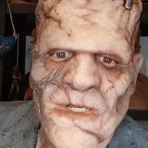 💀Frankenstein Themed Horror Mask - Hyperreal Disguise Mask for Halloween