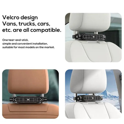Car Seat Cooling Fan with Adjustable Strap